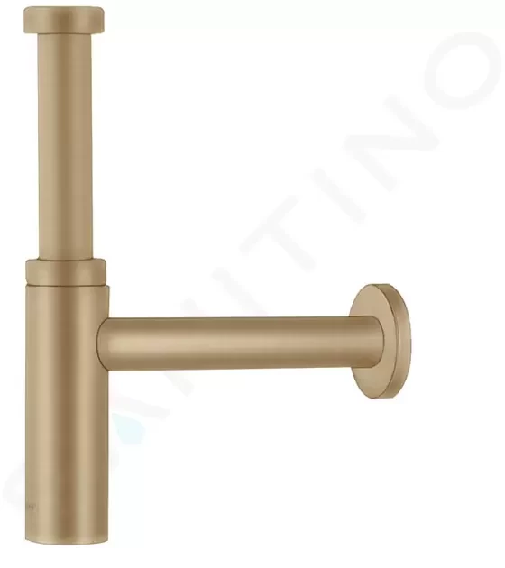 HANSGROHE - Sifony Designový sifón Flowstar S, kefovaný bronz 52105140