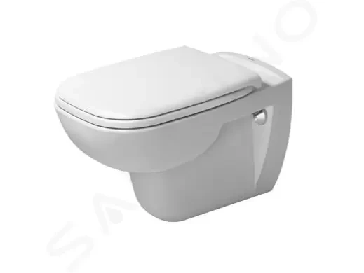 DURAVIT - D-Code Závesné WC s doskou SoftClose, biela 45350900A1