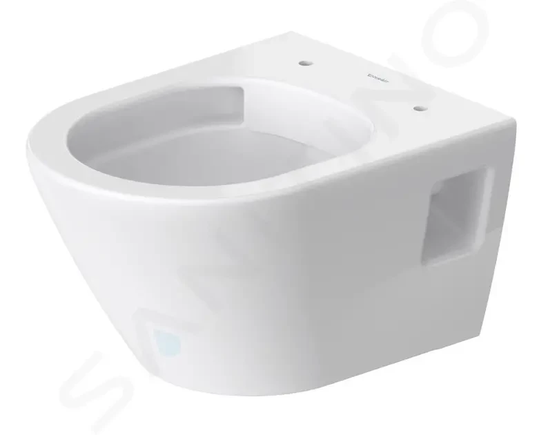 DURAVIT - D-Neo Závesné WC s doskou SoftClose, Rimless, biela 45870900A1