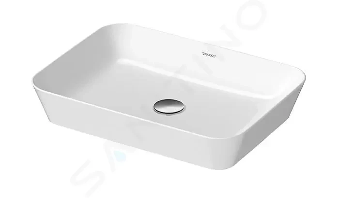 DURAVIT - Cape Cod Umývadlová misa 550x400 mm, DuraCeram, s WonderGliss, biela 23475500001