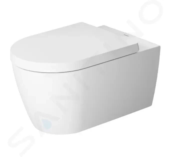 E-shop DURAVIT - ME by Starck Závesné WC, Rimless, biela/matná biela 2529092600