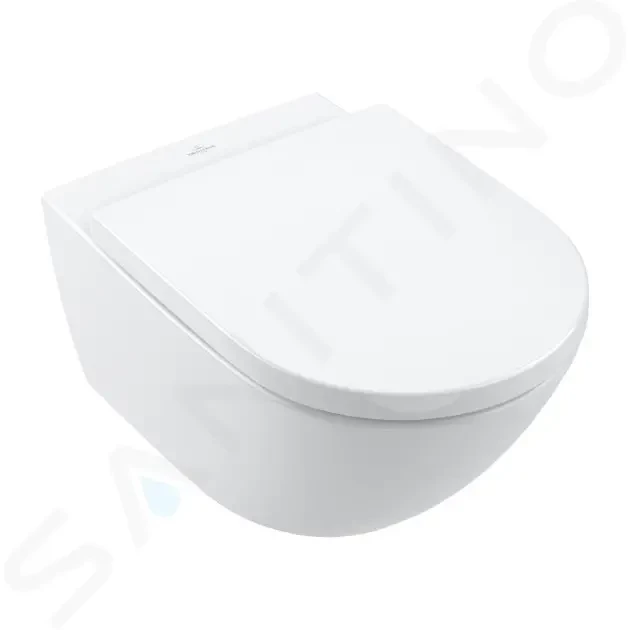 VILLEROY & BOCH - Subway 3.0 Závesné WC, TwistFlush, DirectFlush, CeramicPlus, Stone White 4670T0RW