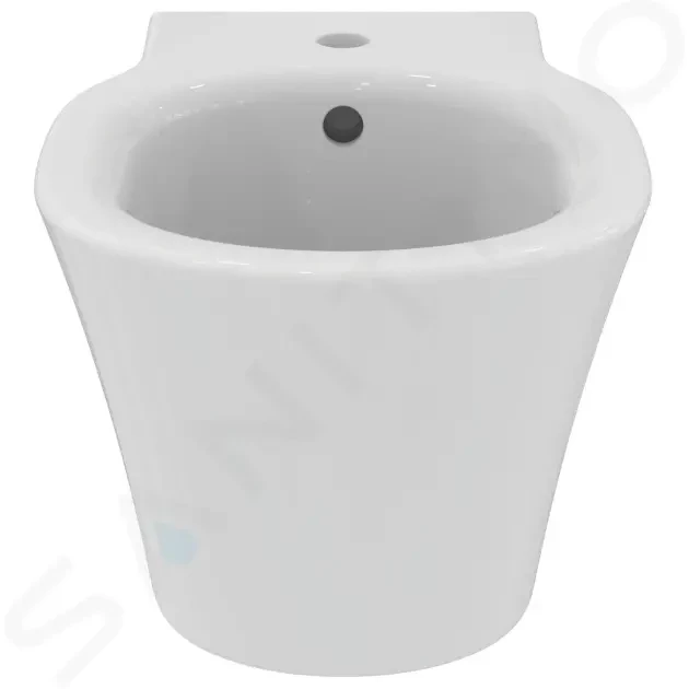 IDEAL STANDARD - Connect Air Závesný bidet, 360x540 mm, s prepadom, otvor na batériu, biela E233501