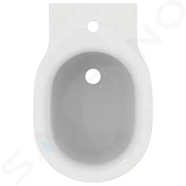 IDEAL STANDARD - Connect Air Závesný bidet, 360x540 mm, s prepadom, otvor na batériu, biela E233501