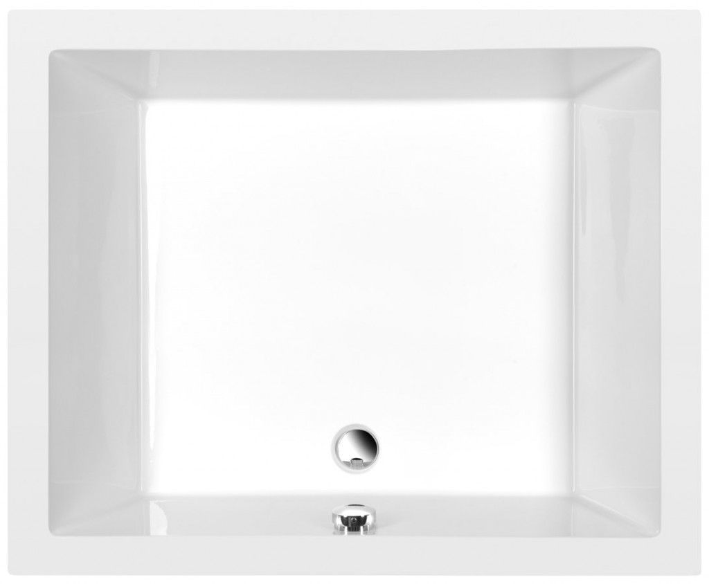 POLYSAN - DEEP hlboká sprchová vanička obdĺžnik 110x90x26cm, biela 72363