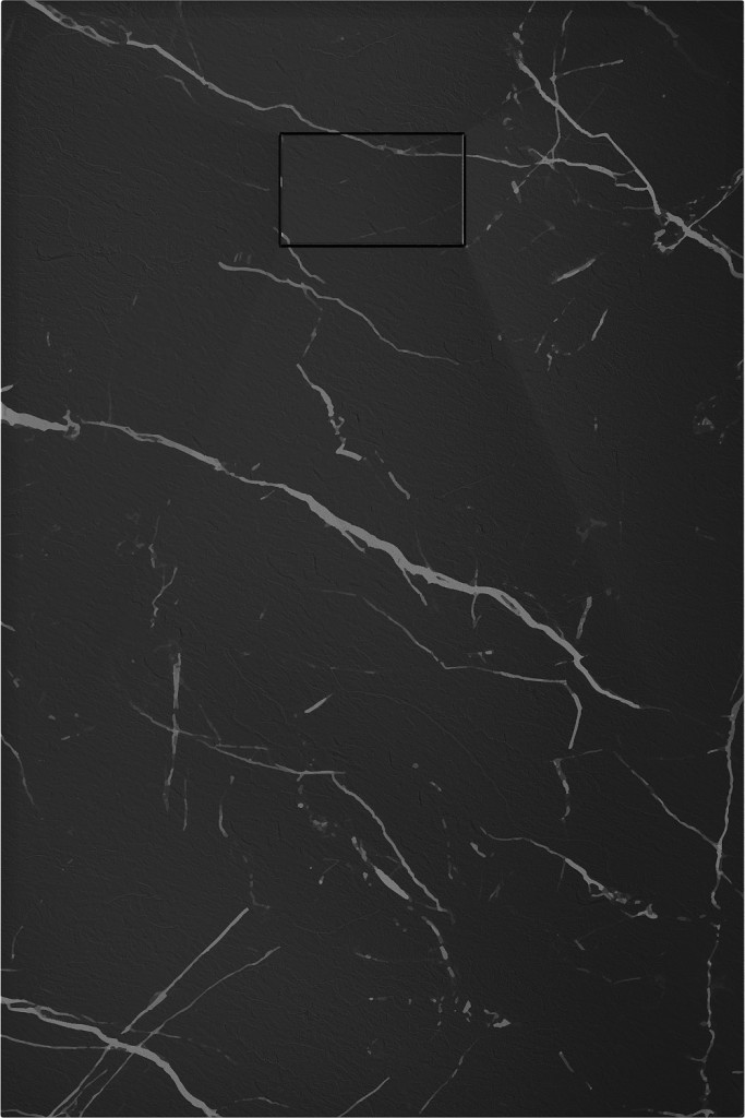 MEXEN - Hugo obdĺžniková sprchová vanička SMC 120 x 80 cm, čierny kameň 42758012