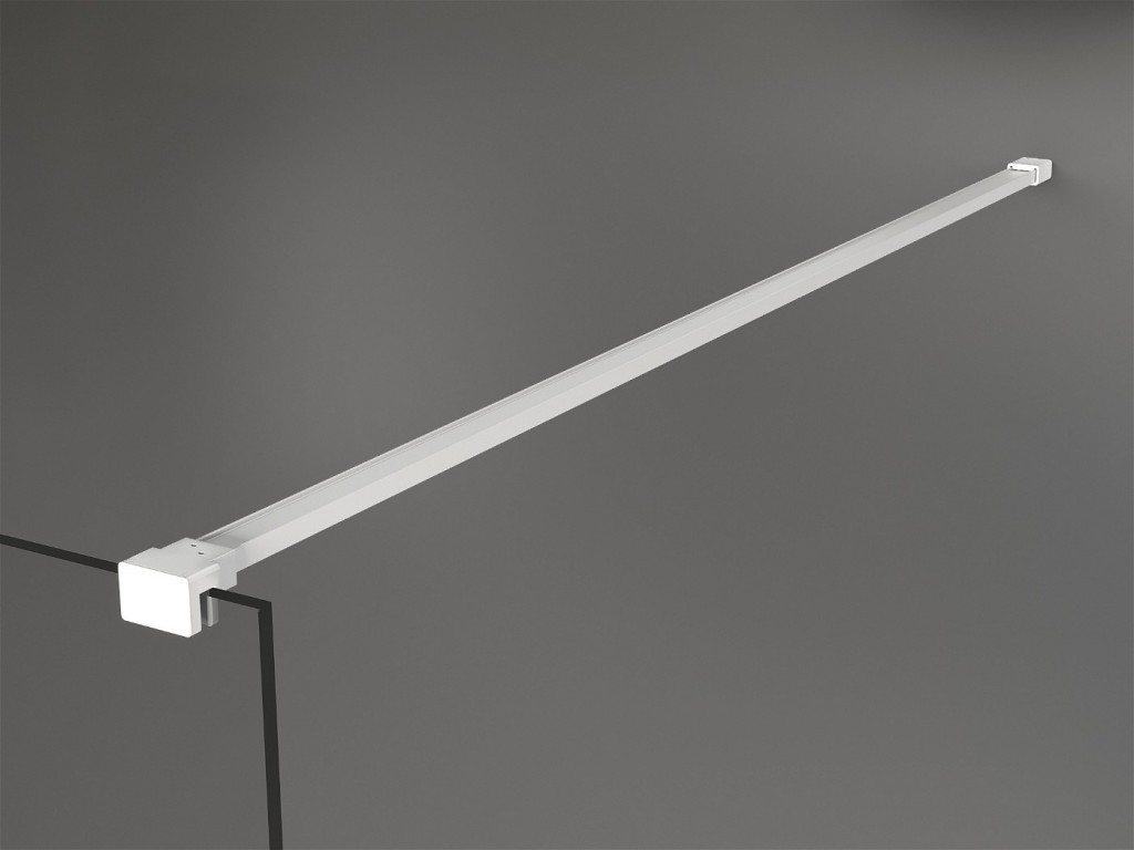 MEXEN/S - Kioto Sprchová zástena WALK-IN 105 x 100 cm, transparent, biela 800-105-212-20-00-100