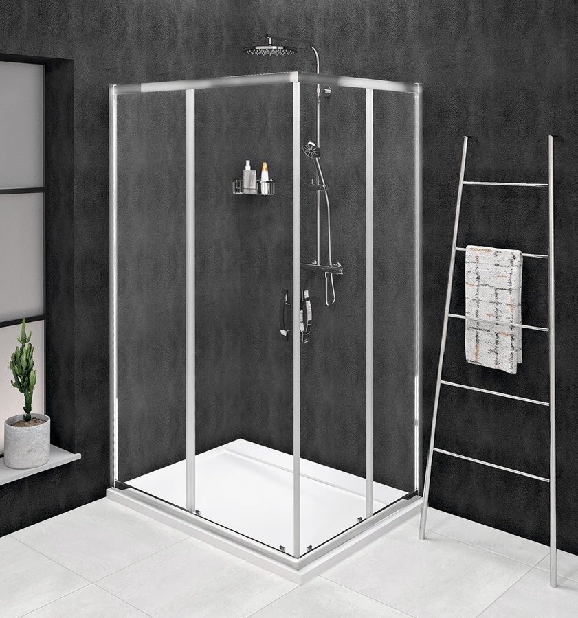 GELCO SIGMA SIMPLY CHROM Obdĺžnikový sprchovací kút 1200x900 číre sklo, GS2112-GS2190 GS2112-GS2190