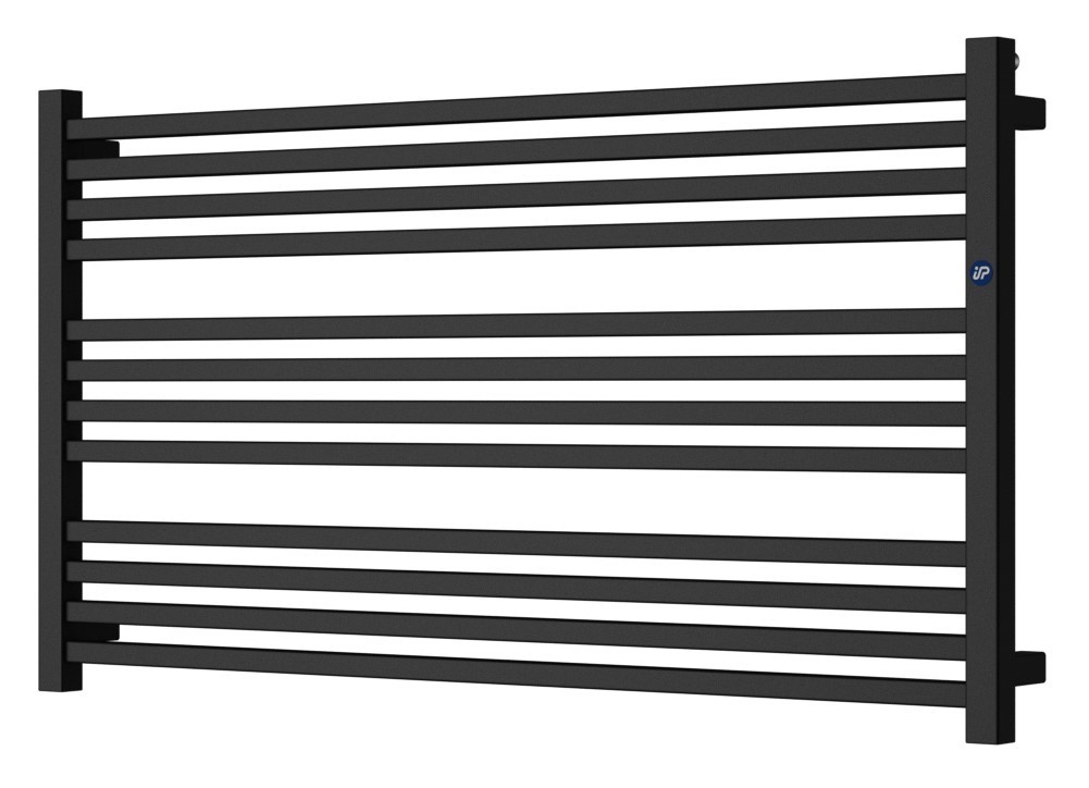 HOPA - Kúpeľňový radiátor STICK LEVEL - Farba radiátora - C31 čierna matná, Rozmer radiátora - 800 × 555 mm, výkon 433 W, Typ pripojenia - Klasické (spodné) RADSTIL806031