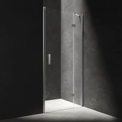 E-shop OMNIRES - MANHATTAN dvere výklopné, 100 cm, chróm lesk, sklo transparent ADP10XLUX-TCRTR