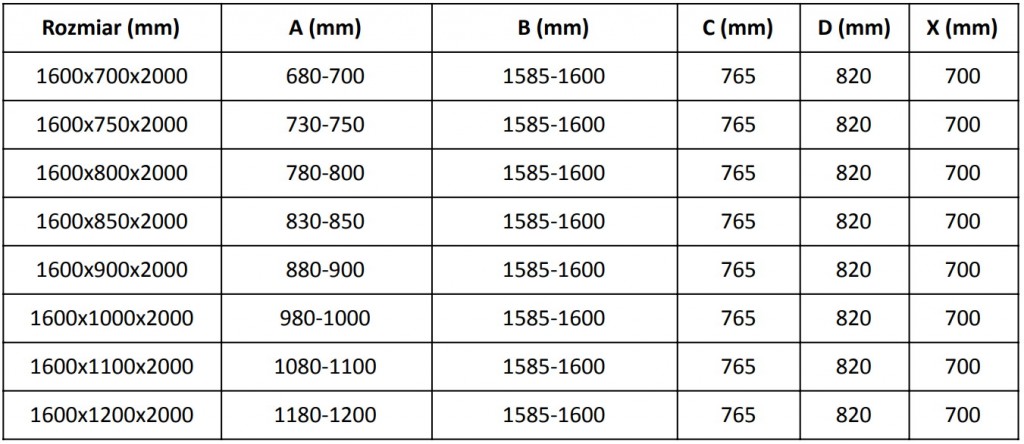 MEXEN/S - Velár sprchovací kút, posuvné dvere 160 x 100 cm, dekor, biela 871-160-100-31-20