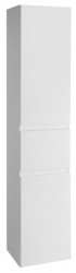 AQUALINE - ALTAIR vysoká skrinka s košom 40x184x31cm, biela (AI185L)