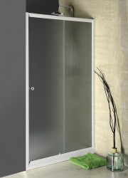 AQUALINE - AMADEO posuvné sprchové dvere 1000, sklo Brick (BTS100)