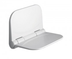 AQUALINE - DINO sklopné sprchové sedátko 37,5x29,5cm, biela (DI82)
