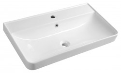 AQUALINE - ZEN keramické umývadlo nábytkové 80x45cm, biela (3080)