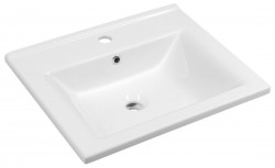 AQUALINE - ZUNO 55 keramické umývadlo nábytkové 55x45cm, biela (9055)