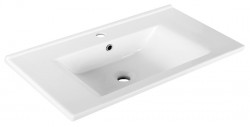 AQUALINE - ZUNO 75 keramické umývadlo nábytkové 75x45cm, biela (9075)