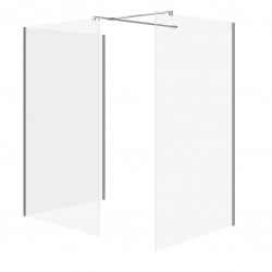 CERSANIT - SET B810 WALK-IN MILLE CHRÓM 90X90X90X200 VIR (S601-197)