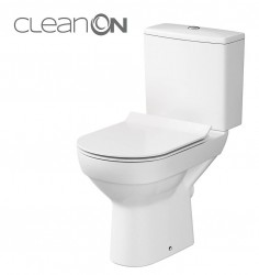 CERSANIT - WC kombi 604 CITY CLEAN ON 011 3/5 vrátane sedadla duroplast (K35-038)