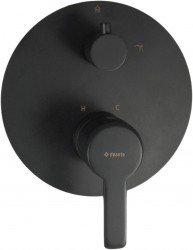DEANTE - Arnika čierna - Sprchová batéria, podomietková, so sprchovacím spínačom (BQA_N44P)