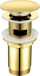 DEANTE - Click - clack zlato - Umývadlový a bidetový KLIK - KLAK, kovový - universal (NHC_Z10U)