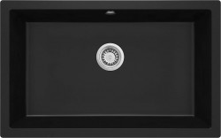 DEANTE - Corda čierna - Granitový drez pod dosku - spodná montáž (ZQA_N10D)