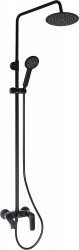 DEANTE - Coriander čierna - Sprchový stĺp, s vaňovou batériou (NAC_N1JM)