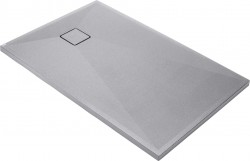DEANTE - Correo šedá metalic - Granitová sprchová vanička, obdĺžniková, 140x90 cm (KQR_S47B)