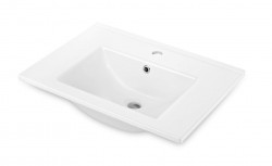 DEANTE - Floxs biela - Keramické umývadlo, vsadené - 60 cm (CDI_6U6M)