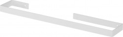 DEANTE - Mokko biela - Nástenný vešiak na uteráky - 60 cm (ADM_A621)