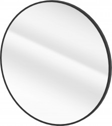 DEANTE - Okrúhle zrkadlo nero, závesné, v ráme - okrúhle (ADR_N831)