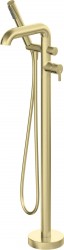 DEANTE - Silia kartáčovaná zlatá Vaňová batéria, voľne stojaca, so sprchovacím setom (BQS_R17M)