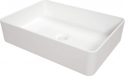 DEANTE - Štvorcové biele keramické umývadlo na dosku (CGS_6U5S)