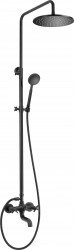 DEANTE - Temisto čierna - Sprchový stĺp, s vaňovou batériou (NAC_N1QT)