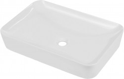 DEANTE - Tess biela - Keramické umývadlo na dosku - 60x40 cm (CDS_6U6S)