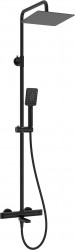 DEANTE - Therm čierna - Sprchový stĺp, s vaňovou batériou, termostat (NAC_N1HT)