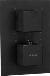 DEANTE - Therm čierna - Vonkajší prvok, pre termostatický BOX (BXY_NEAT)