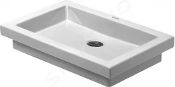 DURAVIT - 2nd floor Bezotvorové umývadlo bez prepadu, 580 mm x 415 mm, biele – umývadlo (0317580029)