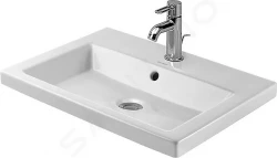 DURAVIT - 2nd floor Umývadlo, 600x430 mm, s prepadom, 1 otvor na batériu, biela (0347600000)