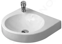 DURAVIT - Architec Umývadlo bez prepadu, 575 mm x 520 mm, biele – bezotvorové umývadlo, s WonderGliss (04495800001)