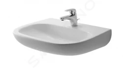 DURAVIT - D-Code Umývadlo Med 550x430 mm, s 1 otvorom na batériu, alpská biela (23115500002)