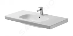 DURAVIT - D-Code Umývadlo nábytkové, 1050x480 mm, s prepadom, s otvorom na batériu, biela (03421000002)