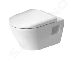 DURAVIT - D-Neo Závesné WC, Rimless, biela (2578090000)