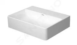 DURAVIT - DuraSquare Umývadielko, 450x350 mm, bez prepadu, bez otvoru na batériu, DuraCeram, WonderGliss, biela (07324500701)