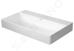 DURAVIT - DuraSquare Umývadlo 800x470 mm, DuraCeram, s WonderGliss, alpská biela (23538000701)