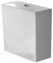 DURAVIT - DuraStyle Splachovacia nádrž, 390 mm x 170 mm, biela – nádrž, pripojenie dole vľavo, splachovanie 4,5 l (0935100085)