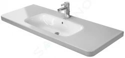 DURAVIT - DuraStyle Umývadlo 1200x480 mm, s 1 otvorom na batériu, s WonderGliss, biela (23201200001)