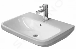 DURAVIT - DuraStyle Umývadlo, 550x440 mm, s prepadom, s otvorom na batériu, biela (2319550000)