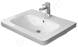 DURAVIT - DuraStyle Umývadlo 650x480 mm, s 1 otvorom na batériu, s WonderGliss, biela (23206500001)