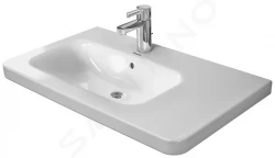 DURAVIT - DuraStyle Umývadlo 800x480 mm, s 1 otvorom na batériu, s WonderGliss, biela (23258000001)